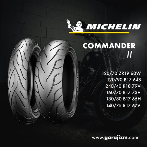 Michelin 120/70 ZR19 (60W)  Commander II - Ön