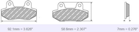 FDB2210 Ferodo Motorsiklet Balatası
