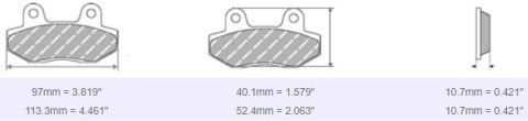FDB2283 Ferodo Motorsiklet Balatası