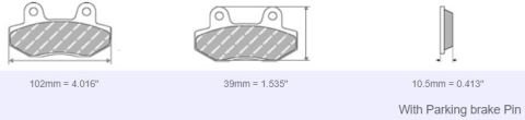 FDB2288 Ferodo Motorsiklet Balatası