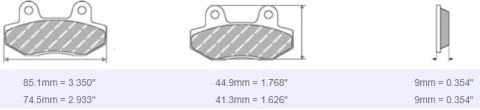 FDB2297 Ferodo Motorsiklet Balatası